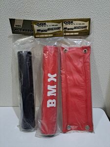 ●昭和レトロ/当時物/OGK★パッド3点セット★OLD BMX/オージーケイ/ビンテージ/マングース/クワハラ/オールドスクール●