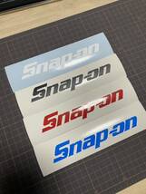 Snap-on(スナップオン) 風カッティングステッカー ロゴ USA パロディ　工具_画像1