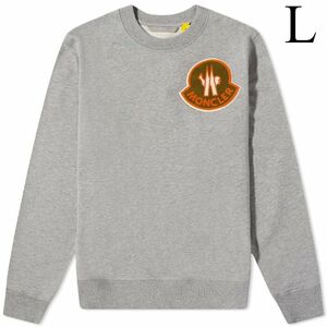 MONCLER 1952 クルーネックスウェット　L　グレー　モンクレール　ジーニアス　CREWNECK WITH TAPEST