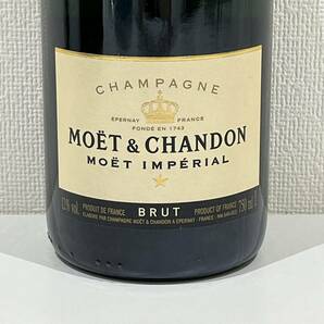 【AMT-10443】 MOET&CHANDON MOET IMPERIAL BLUT モエ エ シャンドン モエ アンペリアル ブリュット シャンパン 750ml 12度 未開栓 お酒の画像2