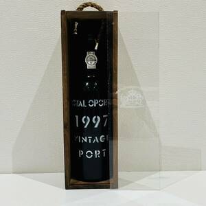 【AMT-10442】ROYAL OPORTO 1997 VINTAGE PORT 木箱入り ロイヤル オポルト ポートワイン 750ml 20% 未開栓 お酒 コレクション オールド