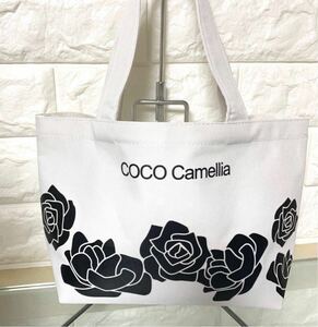 新品 SALE トートバッグ バッグ ランチ ミニバッグ レディース カメリア coco ホワイト　カメリア