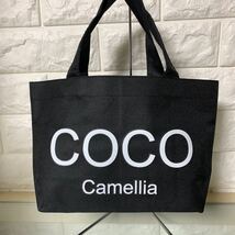 新品 SALE トートバッグ バッグ ランチ ミニバッグ レディース カメリア ブラック　coco_画像1