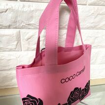 新品 SALE トートバッグ バッグ ランチ ミニバッグ レディース 長財布 カメリア coco ピンク_画像4