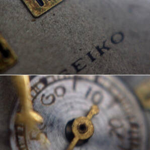 ¶希少 SEIKO（セイコー）モリス型 戦前（100年程前の時計） アンティーク 稼働品 スモールセコンド ¶の画像6