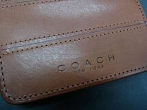 ■美品■ COACH コーチ レザー コインケース コインパース 小銭入れ ウォレット レディース メンズ ブラウン系 DE1887_画像4