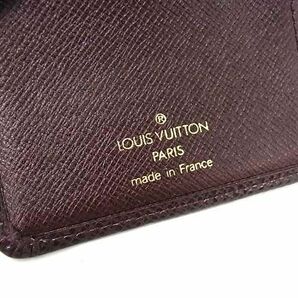 1円 LOUIS VUITTON ルイヴィトン M30396 タイガ ポルトバルール カルトクレディ 二つ折り 長財布 ウォレット ブラウン系 BJ1815の画像5