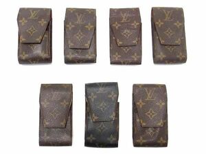 1円 LOUIS VUITTON ルイヴィトン M63024 モノグラム エテュイ シガレットケース マルチケース 煙草ケース 7点セット まとめ売り DA7431