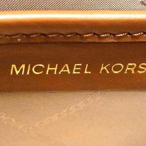 1円 ■新品同様■ MICHAEL KORS マイケルコース レザー 2WAY ハンドバッグ ショルダーバッグ 斜め掛けかばん ブラウン系 FC0474の画像6