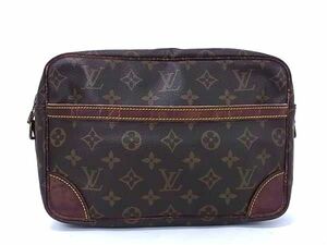 1円 LOUIS VUITTON ルイヴィトン M51274 モノグラム トロカデロ27 クロスボディ ショルダーバッグ 斜め掛け レディース ブラウン系 AW3486