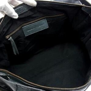 1円 BALENCIAGA バレンシアガ 168028 ザパートタイム レザー 2WAY ハンドバッグ トート ショルダー レディース グレー系 FC2525の画像5