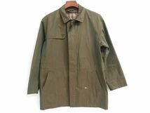 1円 Burberrys バーバリーズ コットン100％ ロングコート 上着 アウター 表記サイズ L 洋服 レディース カーキ系 AW4595_画像1