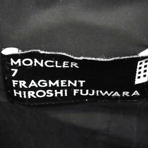 1円 ■美品■ MONCLER モンクレール ジーニアス コーティングキャンバス×レザー リュックサック バックパック メンズ ブラック系 FA1335の画像6