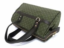 1円 ■美品■ LOUIS VUITTON ルイヴィトン M92412 モノグラムミニ ジョセフィーヌGM ハンドバッグ トート レディース カーキ系 FA1334_画像3