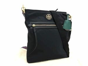 1円 ■新品■未使用■ TORY BURCH トリーバーチ ナイロン クロスボディ ショルダーバッグ 斜め掛けかばん レディース ブラック系 FC3000