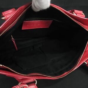 1円 ■美品■ BALENCIAGA バレンシアガ 285433 ジャイアントファースト レザー 2WAY ハンドバッグ ショルダー 肩掛け ピンク系 FC2551の画像5