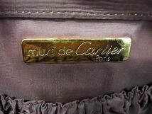 1円 ■極美品■ Cartier カルティエ マストライン レザー セカンドバッグ クラッチバッグ レディース メンズ ボルドー系 FC3951_画像5