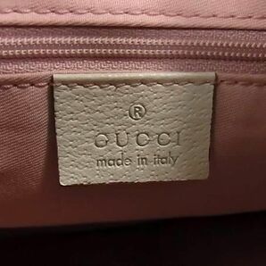 1円 ■極美品■ GUCCI グッチ 130738 アビー GG柄 GGキャンバス×レザー ハンドバッグ ショルダーバッグ 肩掛けかばん ピンク系 AW5060の画像6