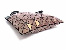 ■美品■ BAO BAO ISSEY MIYAKE バオバオイッセイミヤケ ルーセント PVC ハンドバッグ トートバッグ ゴールド系×パープル系 AZ0574_画像6