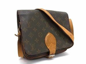 1円 LOUIS VUITTON ルイヴィトン M51253 モノグラム カルトシエール22 クロスボディ ショルダーバッグ ブラウン系 BI1629