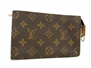 1円 ■美品■ LOUIS VUITTON ルイヴィトン モノグラム バケット用ポーチ マルチケース 小物入れ レディース メンズ ブラウン系 FC2284