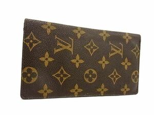 1円 LOUIS VUITTON ルイヴィトン M61823 ダミエ ポルトバルール カルトクレディ 二つ折り 長財布 ウォレット ブラウン系 FC2269