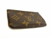 1円 ■美品■ LOUIS VUITTON ルイヴィトン M62650 モノグラム ポシェット クレ コインパース コインケース 小銭入れ ブラウン系 FC2247_画像2