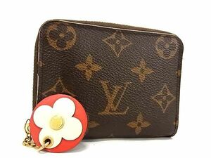 1円 ■美品■ LOUIS VUITTON ルイヴィトン M68332 モノグラム ジッピー コインパース ブルーミング フラワー コインケース FC3349