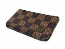 1円 LOUIS VUITTON ルイヴィトン N62658 ダミエ ポシェット クレ コインケース コインパース 小銭入れ ブラウン系 FC4191_画像2