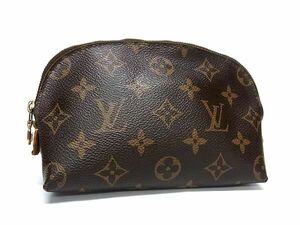 1円 LOUIS VUITTON ルイヴィトン M47515 モノグラム ポシェット コスメティック マルチケース ポーチ 小物入れ ブラウン系 FC4553