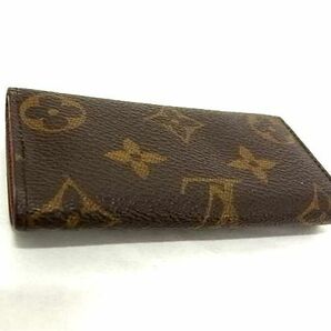 1円 ■美品■ LOUIS VUITTON ルイヴィトン M62631 モノグラム ミュルティクレ4 4連 キーケース 鍵入れ メンズ ブラウン系 BF7043の画像2