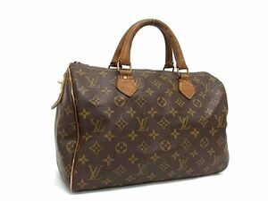 1円 LOUIS VUITTON ルイヴィトン ヴィンテージ モノグラム スピーディ30 USA タロンジップ ハンドバッグ ミニボストン ブラウン系 BI1635