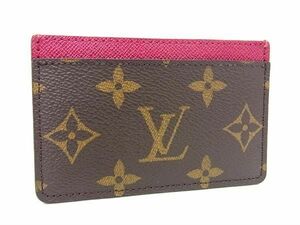 1円 ■極美品■ LOUIS VUITTON ルイヴィトン M60703 モノグラム ポルト カルト サーンプル パスケース カードケース ブラウン系 AW5668