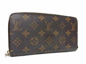 1円 ■美品■ LOUIS VUITTON ルイヴィトン M60017 モノグラム ジッピーウォレット ラウンドファスナー 長財布 ブラウン系 FB0057