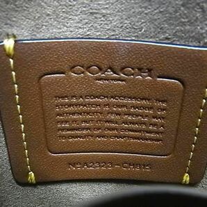 1円 ■新品■未使用■ COACH コーチ CH815 レザー クロスボディ ワンショルダーバッグ 斜め掛けかばん レディース ベージュ系 AW6681の画像6