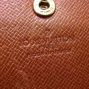 1円 ■美品■ LOUIS VUITTON ルイヴィトン M61723 モノグラム ポシェット ポルトモネ クレディ 二つ折り 長財布 ブラウン系 FB0215の画像6