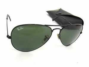 1円 ■美品■ Ray-Ban レイバン RB3025 L2823 58□14 3N サングラス 眼鏡 メガネ メンズ ブラック系 FA3609