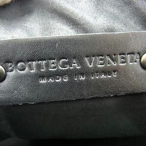 1円 ■美品■ BOTTEGA VENETA ボッテガヴェネタ イントレチャート レザー クラッチバッグ セカンドバッグ メンズ ブラック系 BJ1429の画像6