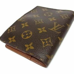 1円 ■美品■ LOUIS VUITTON ルイヴィトン R20005 モノグラム アジェンダPM 6穴式 手帳カバー スケジュール帳 ブラウン系 FC4005の画像2