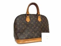 1円 LOUIS VUITTON ルイヴィトン M51130 モノグラム アルマ ハンドバッグ トートバッグ レディース メンズ ブラウン系 AW5203_画像1