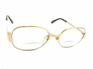 1円 MARWITZ マルヴィッツ ヴィンテージ 度入り メガネ 眼鏡 サングラス メンズ レディース ゴールド系 AW6452