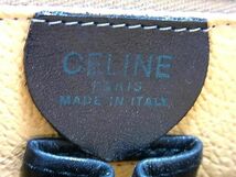 1円 ■美品■ CELINE セリーヌ レザー ショルダーバッグ ワンハンドル レディース ブラック系 AX3423_画像6