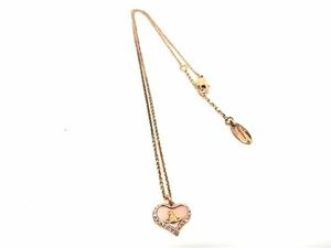 1円 ■美品■ Vivienne Westwood ヴィヴィアンウエストウッド ペトラ オーブ ネックレス アクセサリー ピンクゴールド系 BK0301