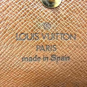 1円 LOUIS VUITTON ルイヴィトン M61725 モノグラム ポシェット ポルトモネ クレディ 二つ折り 長財布 ウォレット ブラウン系 BF6946の画像6