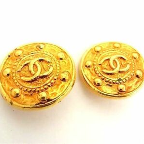 1円 ■美品■ CHANEL シャネル ココマーク 95P クリップ式 イヤリング アクセサリー レディース ゴールド系 BJ1464の画像1