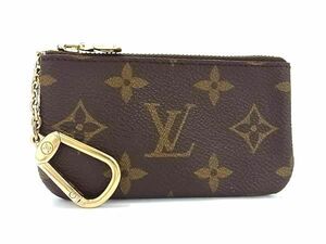 1円 ■美品■ LOUIS VUITTON ルイヴィトン M62650 モノグラム ポシェット クレ コインパース コインケース 小銭入れ ブラウン系 BF7115