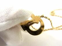 1円 ■美品■ ChristianDior クリスチャンディオール ヴィンテージ CDロゴ ブレスレット アクセサリー レディース ゴールド系 AW5811_画像4