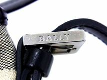 1円 ■美品■ BALLY バリー キャンバス×レザー ワンショルダーバッグ 肩掛け レディース ベージュ系×ブラック系 FC4863_画像6