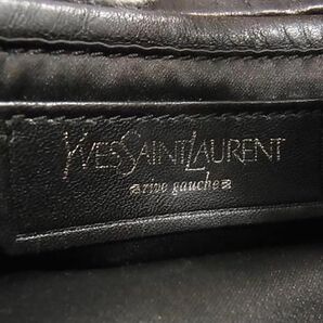 1円 YVESSAINTLAURENT イヴサンローラン モンバサ スエード ワンハンドル ハンドバッグ レディース ベージュ系 FC4738の画像6