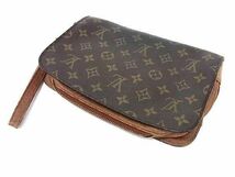 1円 LOUIS VUITTON ルイヴィトン M51790 モノグラム オルセー クラッチ セカンドバッグ メンズ ブラウン系 AX3535_画像3